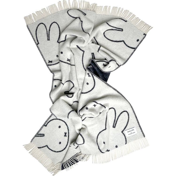 Miffy Blanket – White/Black - FAO Schwarz