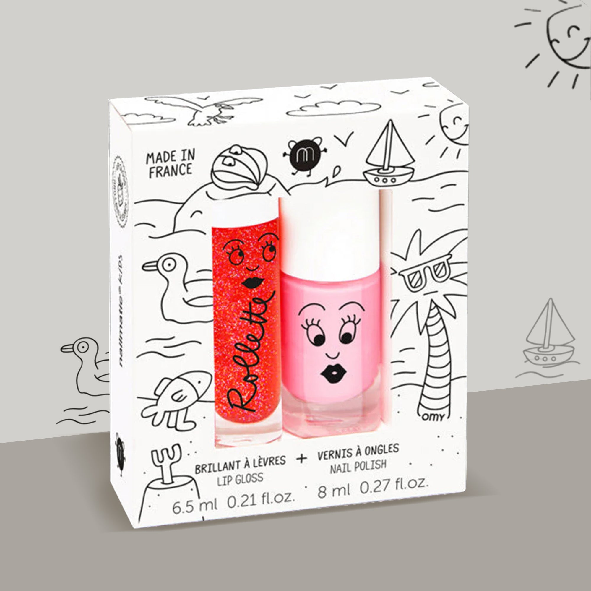 Holidays Nail Polish & Lipgloss Set - FAO Schwarz